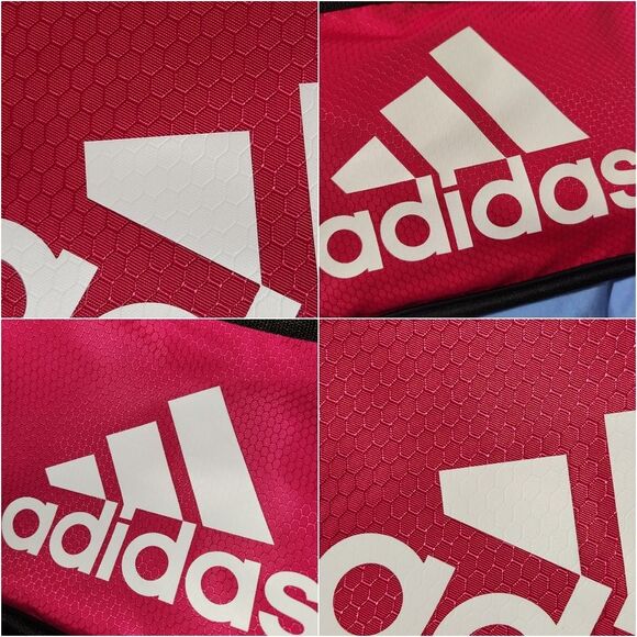 🇬🇪🔹️NWT Adidas Fuchsia Diablo Small II Hex Gym Locker Solid Duffel Bag - Picture 5 of 9